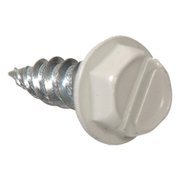 TOTALTURF 47711 7 x.5 in. Hex Washer Head Slotted Gutter Self-Piercing Screws, White TO2671938